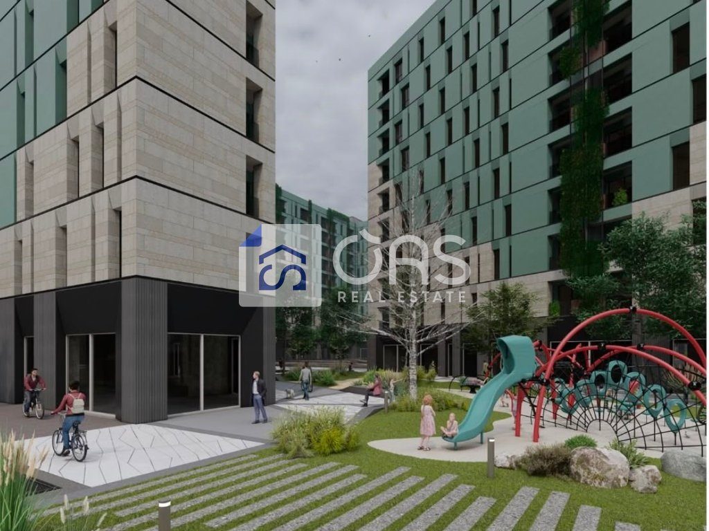 Shitet apartament 1+1 tek Ish Parku (River Side Residences) .