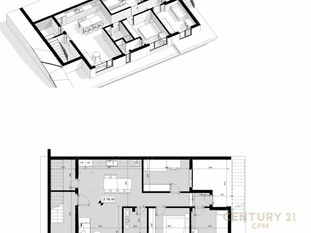 Shitet apartament 3+1 tek Liqeni i Farkes!