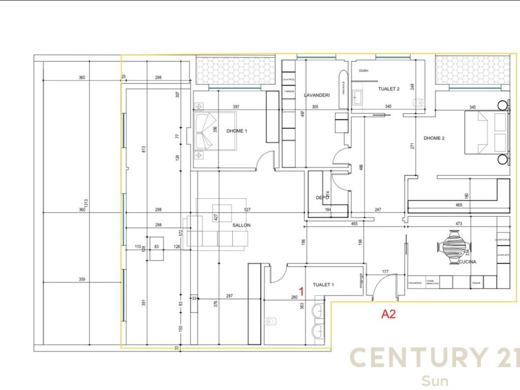 Penthouse 3+1+2 Në Shitje në Liqeni i Thatë, Tirana