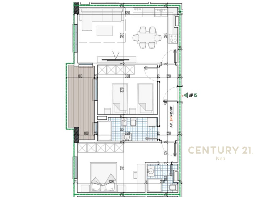 APARTAMENT 2+1 PER SHITJE TE PAION RESIDENCE