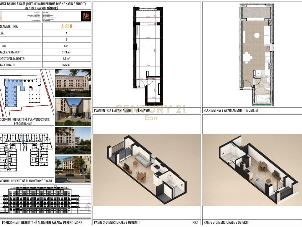 EXCLUZIVE , MUNDESI PAGESE ME KESTE , STUDIO PER SHITJE NE MIDDAL RESIDENCE !