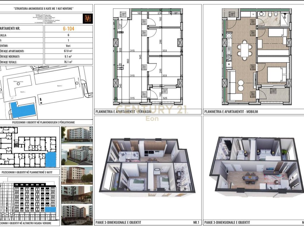 EXLUZIVE SHITET APARTAMENT 2+1 TEK VM REZIDENCE ,NE GOLEM!
MUNDESI PAGESE ME KESTE 20%!