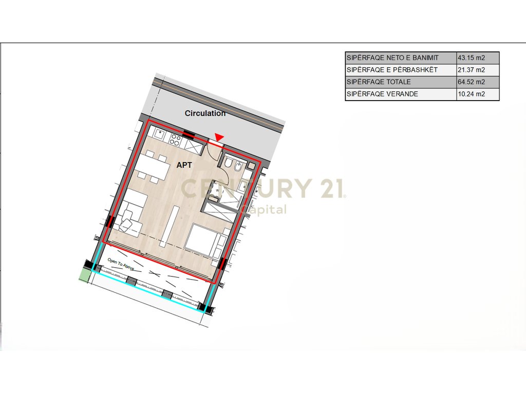 STUDIO APARTAMENT PREMIUM ME PAMJE NGA DETI TE FOLIE VILLAGE, JALË!