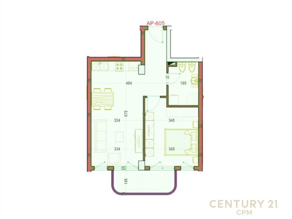 APARTAMENT 1+1 ME PAMJE NGA DETI PER SHITJE NE SARANDE!