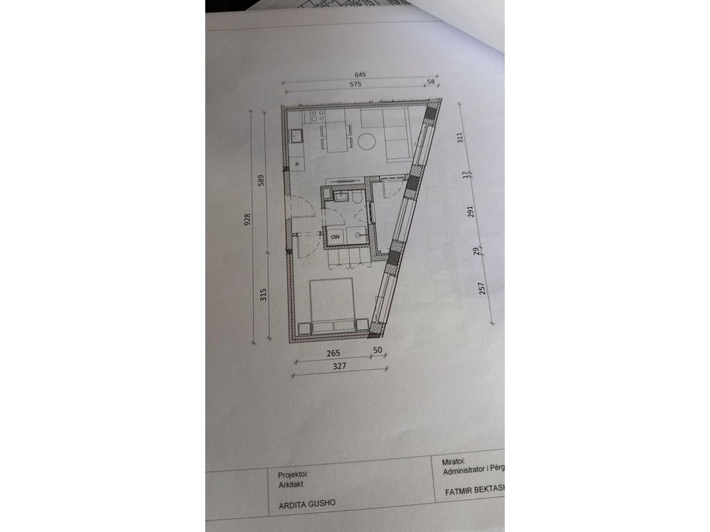 Apartament 1+1 për Shitje në Ali Demi, Tiranë - 91,000.00€ | 52 m²