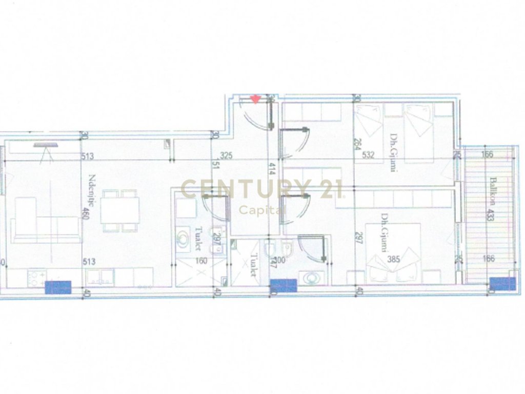 Shesim apartament 2+1+2 + P tek Tirana Entry 2 !