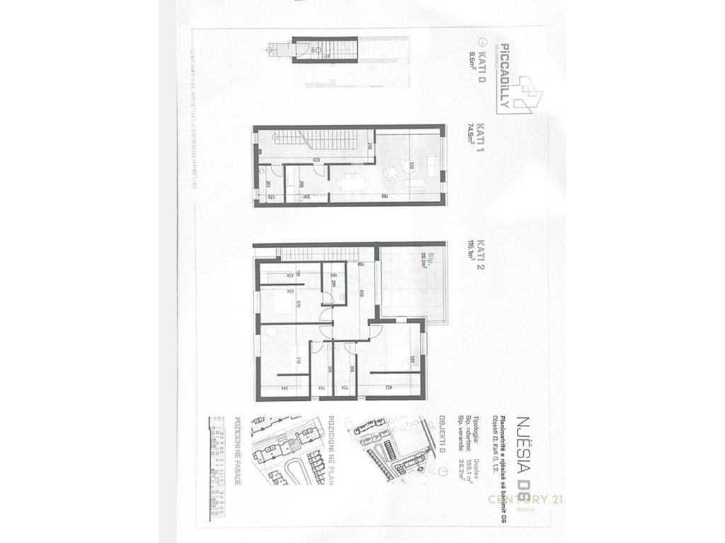Duplex Modern në Rezidencën Piccadilly pranë TEG për Shitje