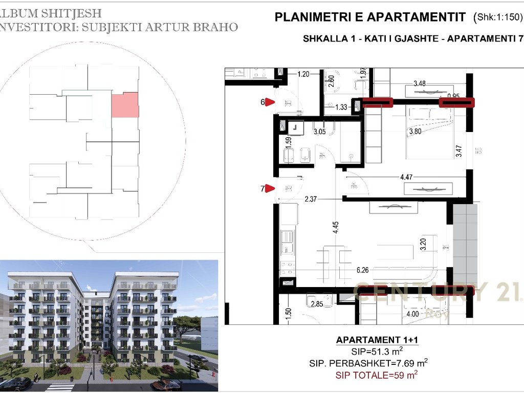 APARTAMENT 1+1 PER SHITJE NE GOLEM!MUNDESI PAGESE ME KESTE!
