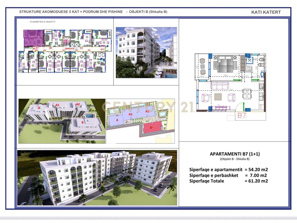 FILLUAN SHITJET! APARTAMENT 1+1NE REZIDENCEN ME TE RE NE GOLEM  !