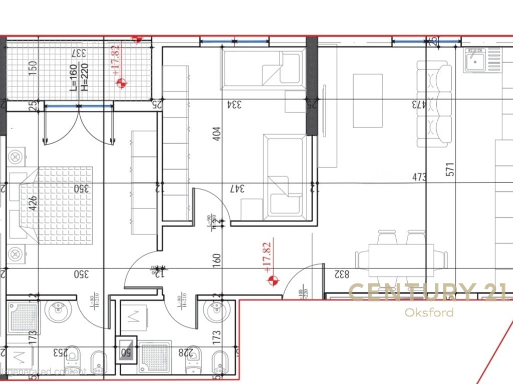SHITET APARTAMENT 2+1+2 PLUS POST PARKIMI TEK SHKOLLA E KUQE !