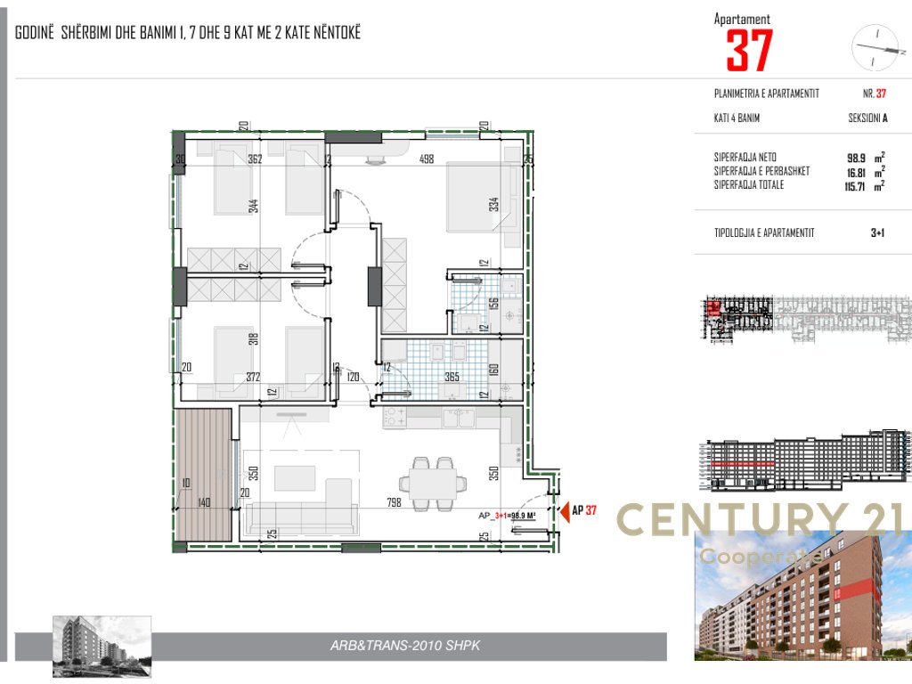 EKSKLUZIVE!  SHESIM APARTAMENT 3+1 PËRBALLË RRUGËS 5 - MAJI & PRANË BULEVARDIT TË RI NË PASKUQAN.