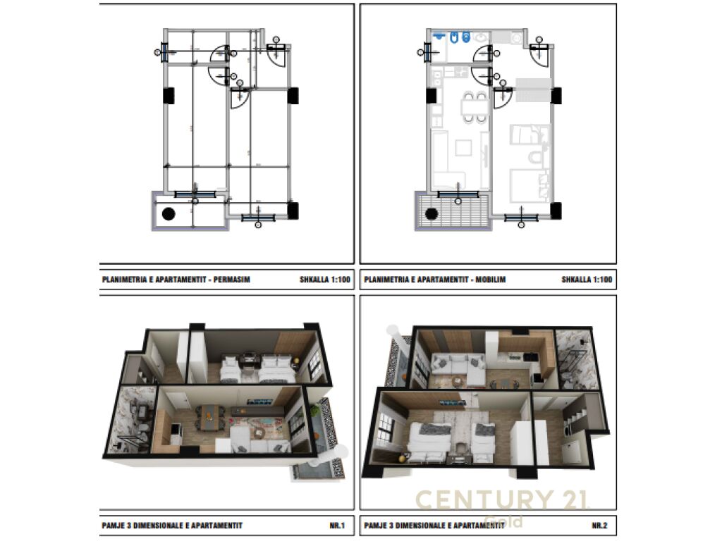 APARTAMENT 1+1 NE SHITJE NE GOLEM PRANE DETIT! MUNDESI PAGESE ME KESTE