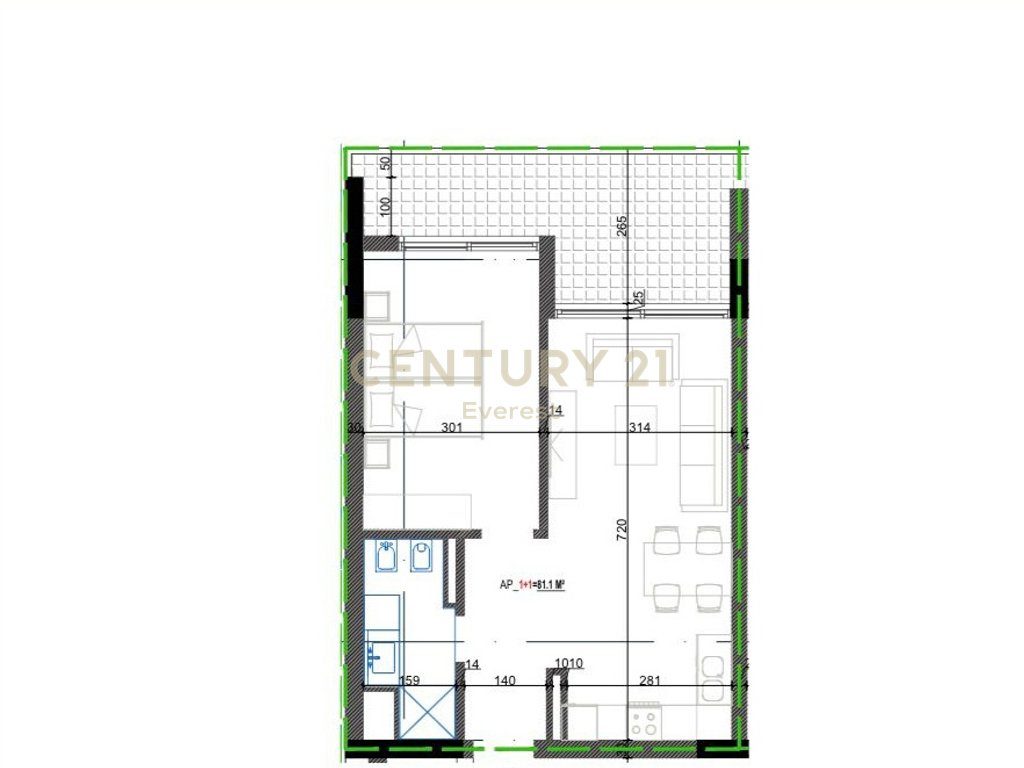 ORIKUM, SHESIM APARTAMENT 1+1
