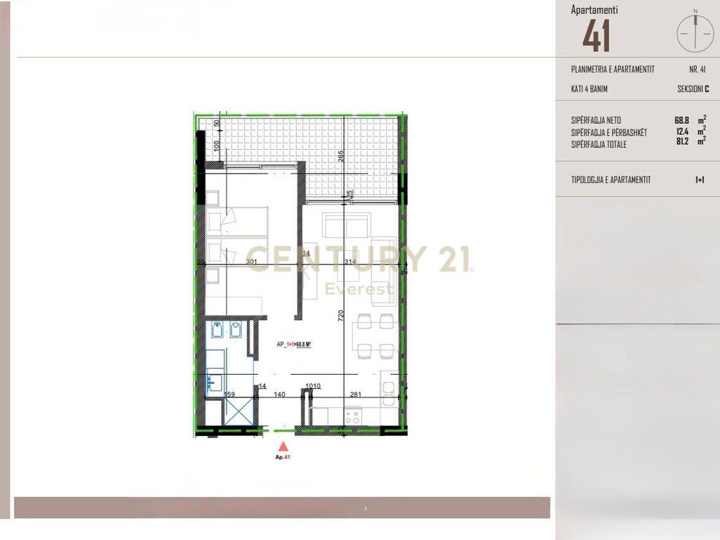 ORIKUM, SHESIM APARTAMENT 1+1