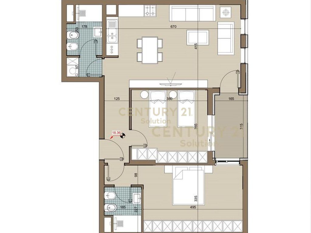 SHITET APARTAMENT 2+1+2, KOMPLEKSI RIVIERA, QËNDRA KAMËZ!