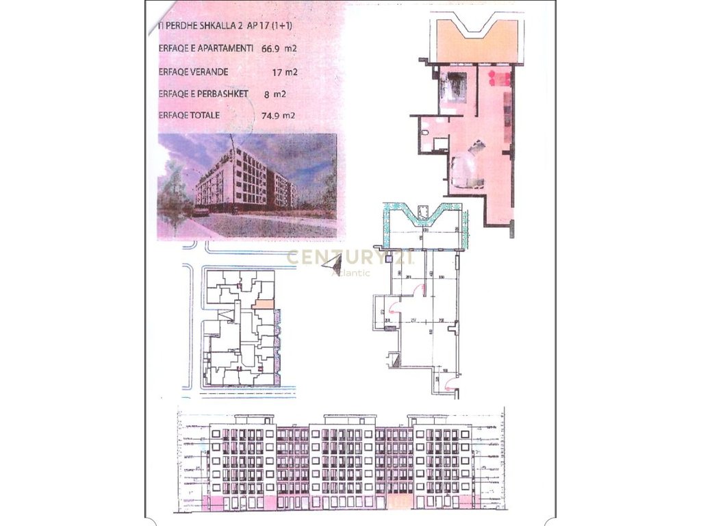 Apartament 1+1+17 m2 Verande Për Shitje në Golem, Durrës - 75,000€ | 92 m²