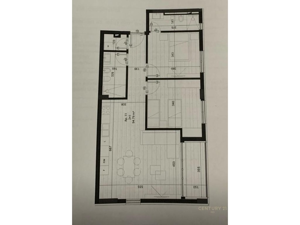 SHITET APARTAMENT 2+1+2 TEK "PARK HOUSES"