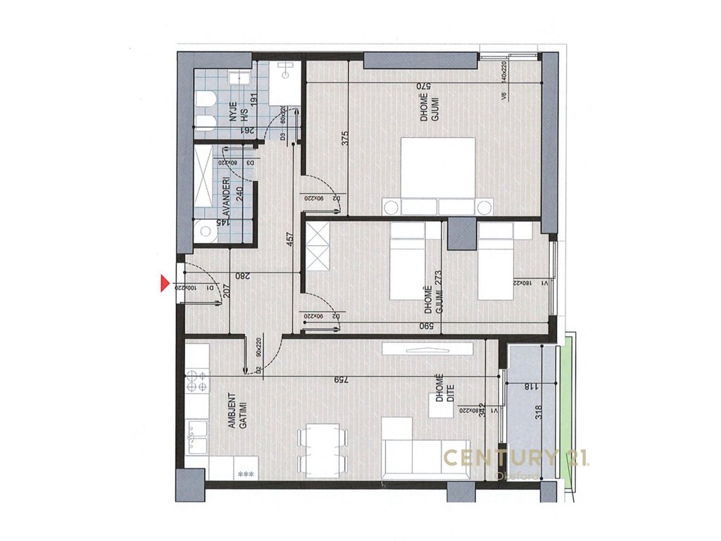 Shesim apartament 2+1+2 ,tek Ish Fusha e Aviacionit!