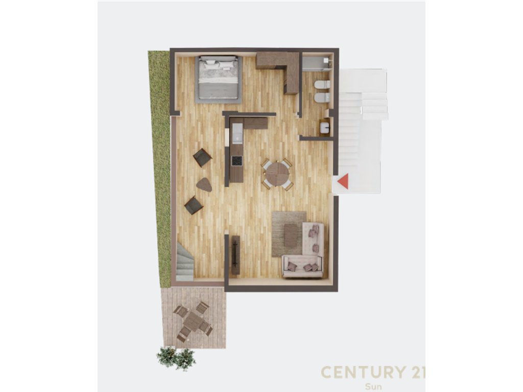 APARTAMENT 1+1 PER SHITJE NE QEPARO!