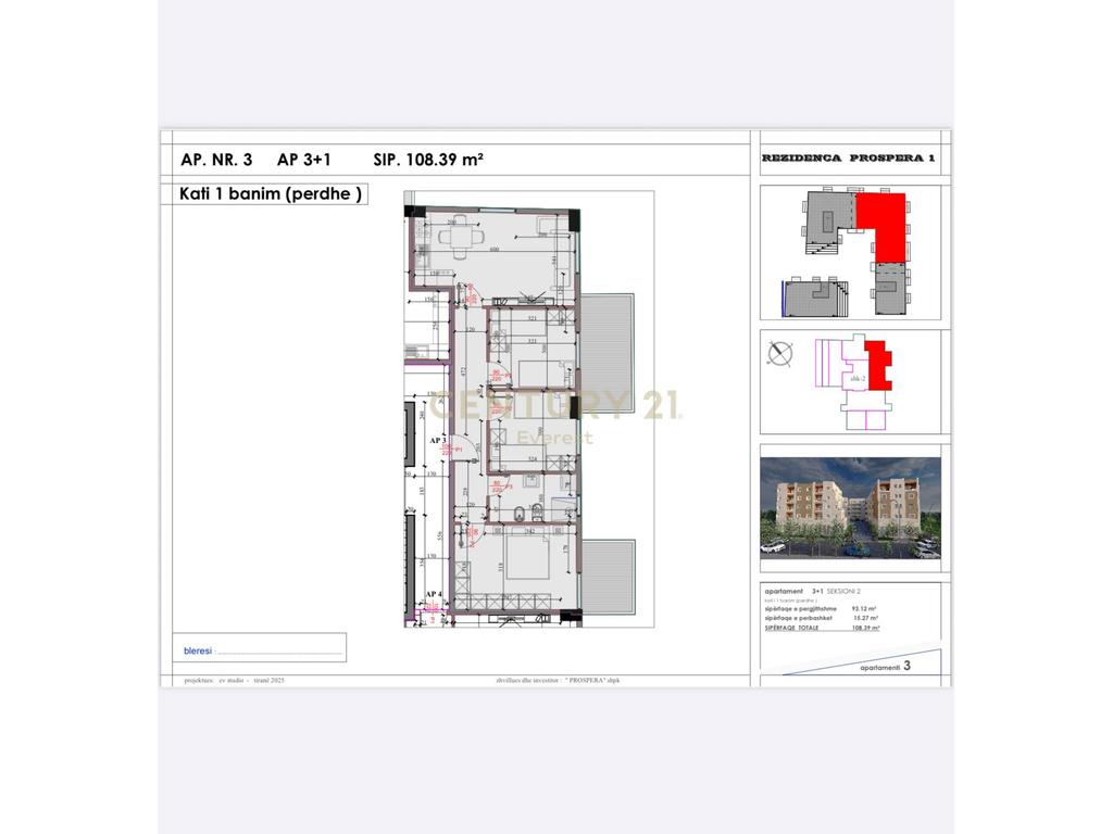 Kompleksi “Kodra e Liqenit”, Paskuqan-Shesim apartament 3+1