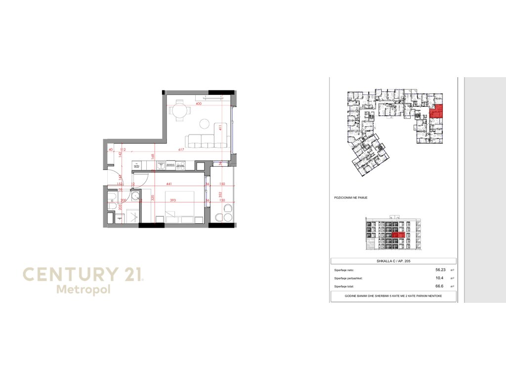 SHES APARTAMENT 1+1 NE REZIDENCEN NORT-PASKUQAN!