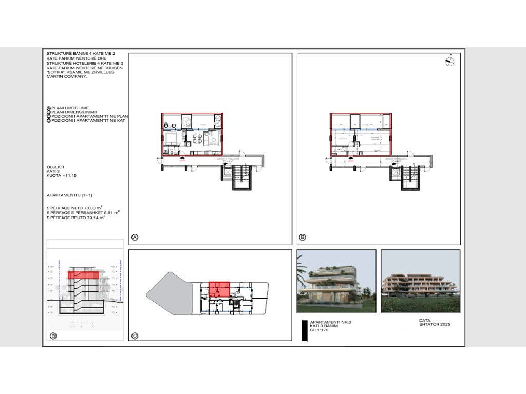KSAMIL, SHESIM APARTAMENT 1+1