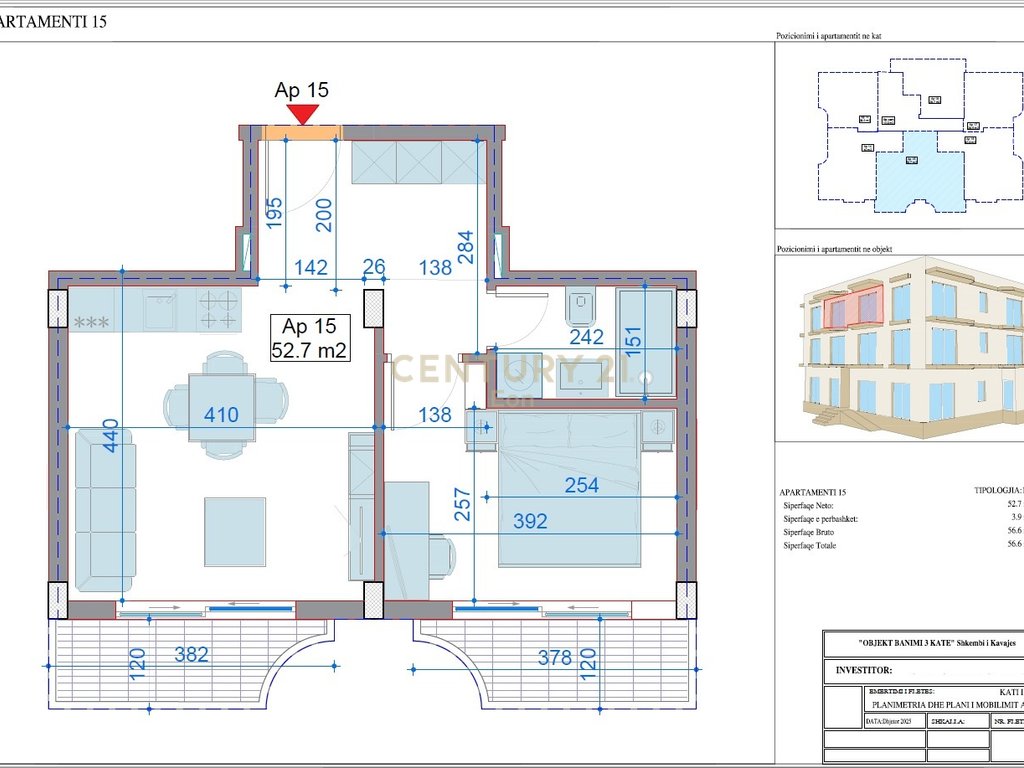 Shitet apartament 1+1 tek Shkembi i Kavajes, Durres! (Mundesi pagese me keste)