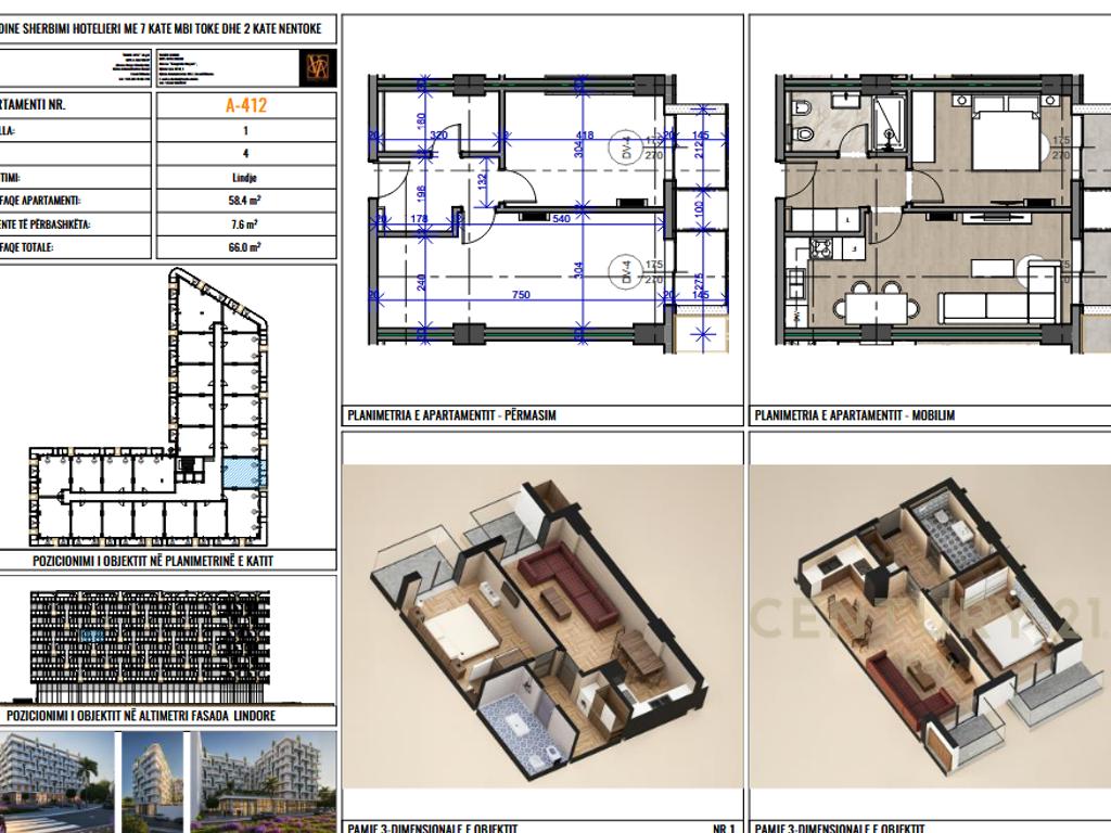 SHITET APARTAMENT 1+1! MUNDESI PAGESE ME KESTE!