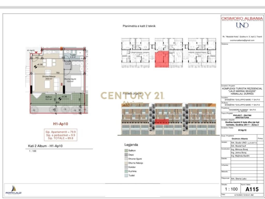 SHESIM APARTAMENT 1+1+DEPO TEK PORTO LALZI !