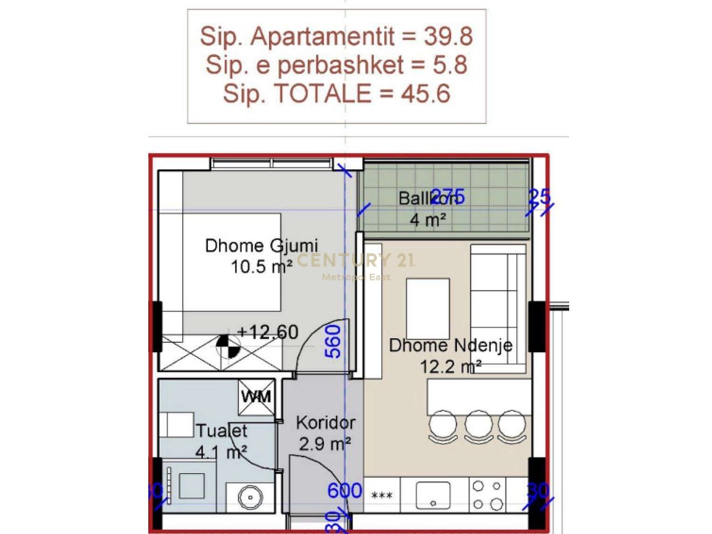 APARTAMENT 1+1 NË SHITJE – RESIDENCA PORTO LALZI