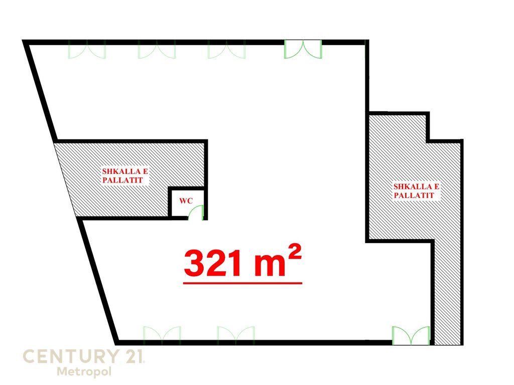 SHES AMBIENT KOMERCIAL 545m, NE ASTIR-KOMPLEKSI FRATARI!