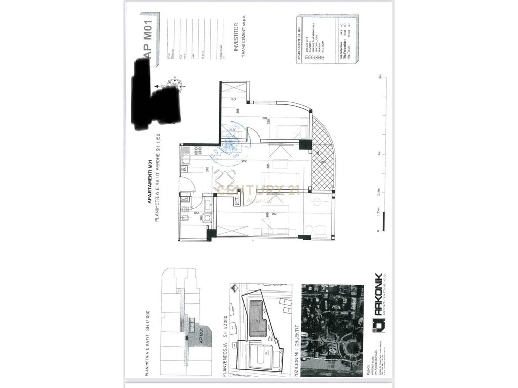 Apartament 2+2 në Shitje në Golem pamje deti 1550 euro/m2 , Durrës - 157,914€ | 101.882 m²