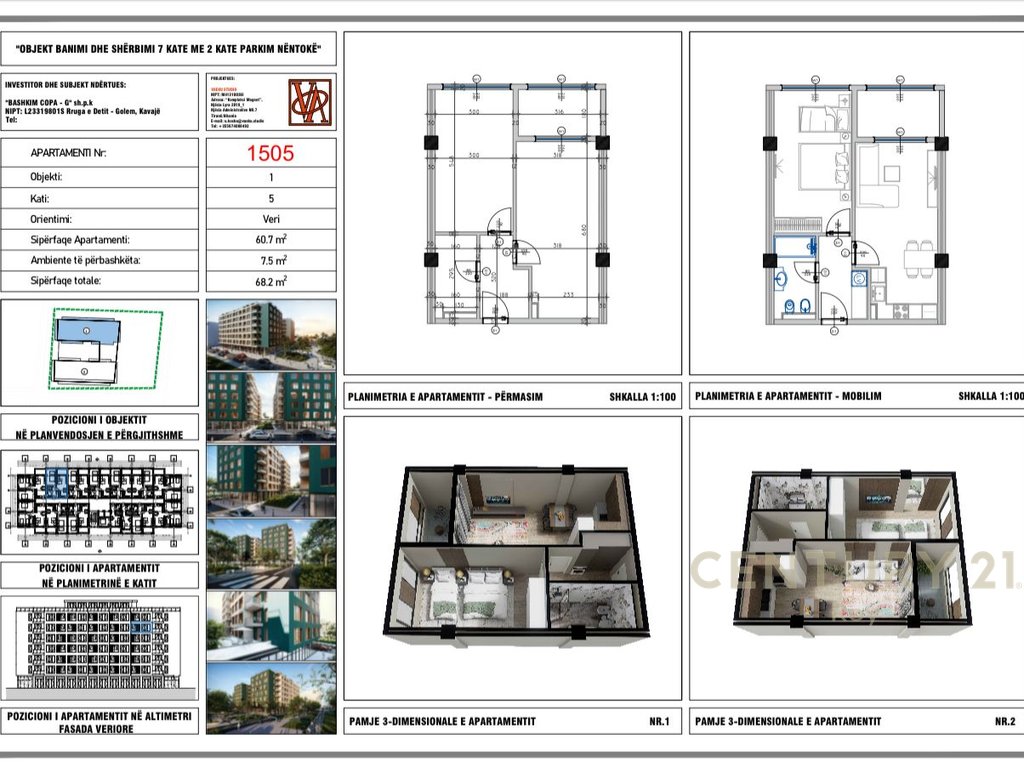 SHITET APARTAMENT 1+1 NË GOLEM – MUNDËSI IDEALE PËR INVESTIM
