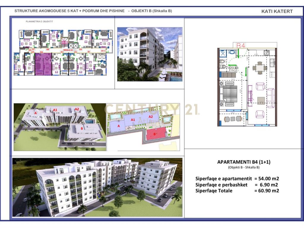 FILLUAN SHITJET! APARTAMENT 1+1NE REZIDENCEN ME TE RE NE GOLEM  !