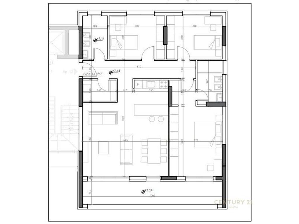 SHITET APARTAMENT 3+1+2 BLIN RESIDENCE, FARKE !
