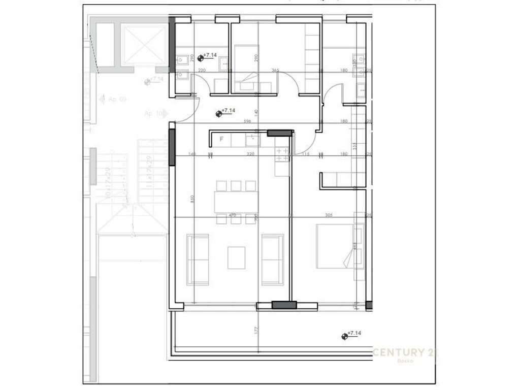 SHITET APARTAMENT 2+1+2 BLIN RESIDENCE, FARKE !