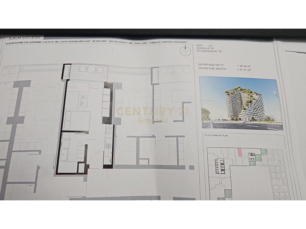 Garsoniere për Shitje në Laprakë, Tiranë | 42 m²