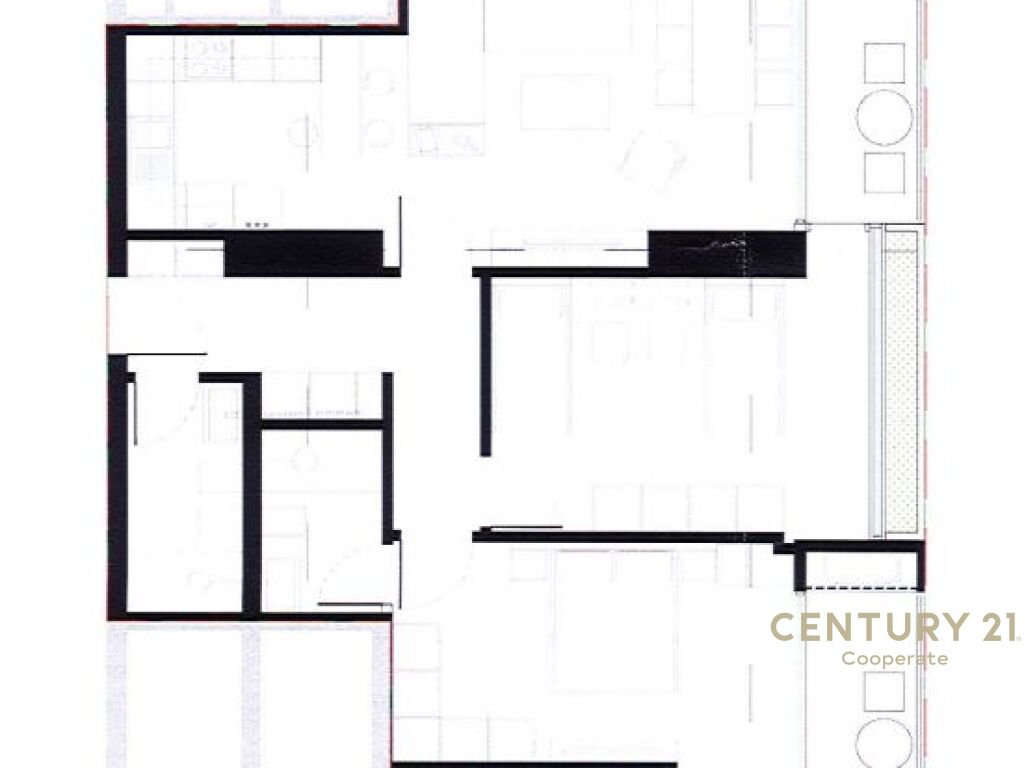 SHESIM APARTAMENT 2+1+2  TE "LION REZIDENCES 2",