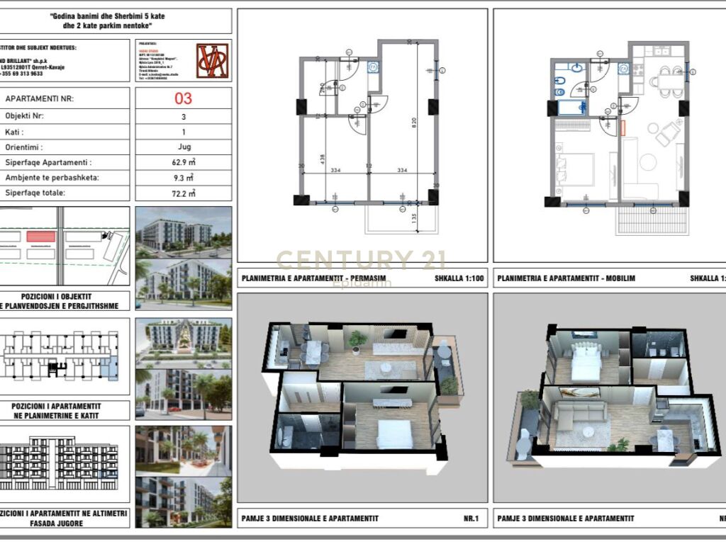 SHITET APARTAMENT 1+1  NE QERRET TEK RESIDENCA ''PALM PARADISE''!!
MUNDESI PAGESE ME KESTE!