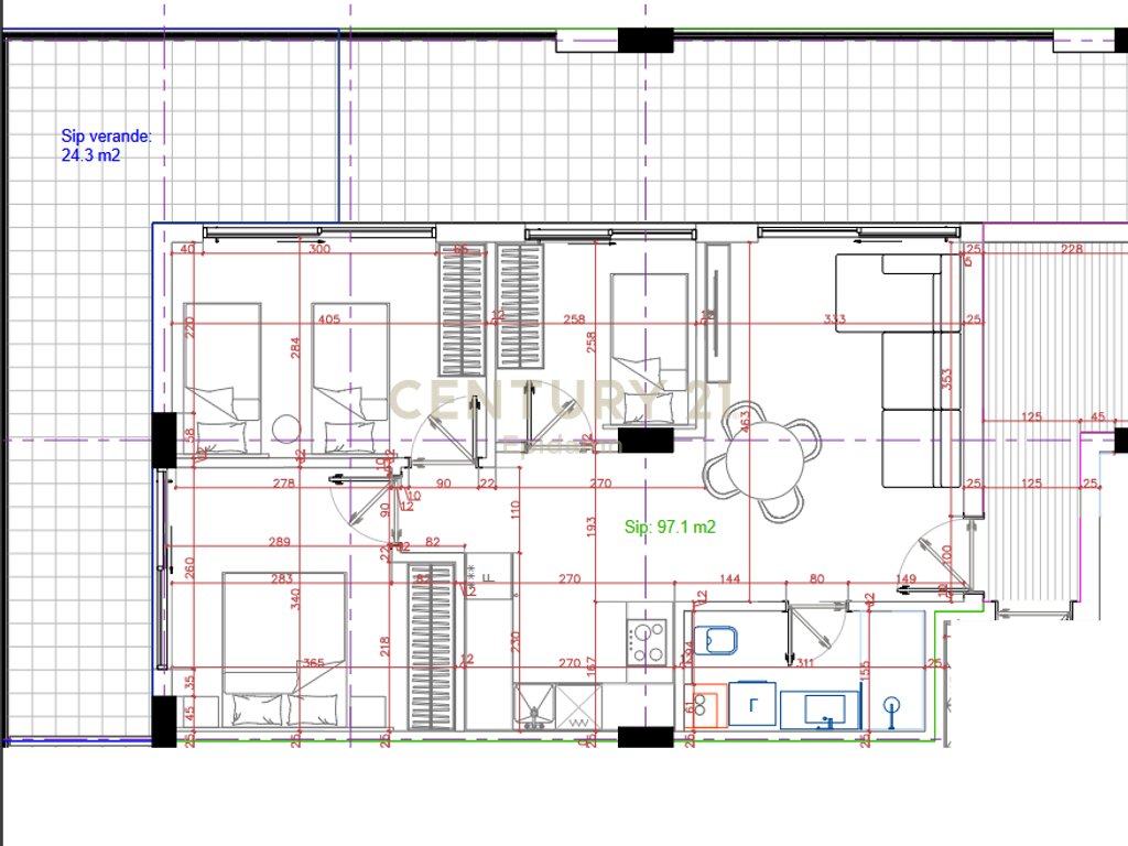 SHITET APARTAMENT 3+1 NË " PORTO LALZI " HAMALLAJ
