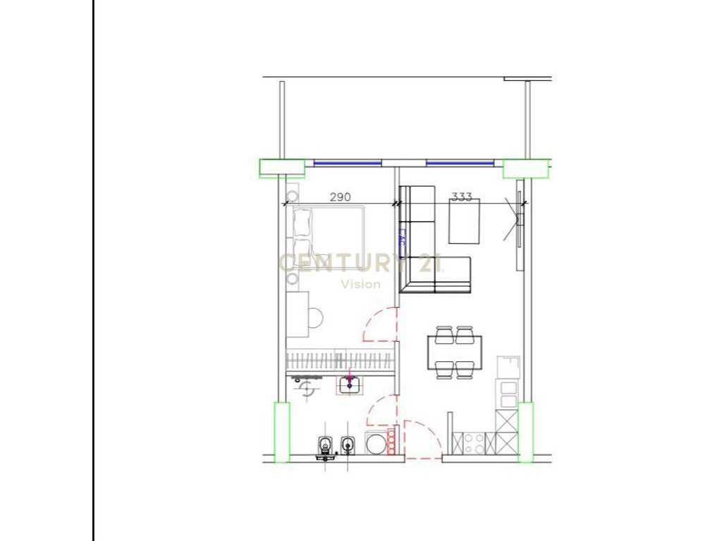 Apartament 1+1 Për Shitje në Shëngjin tek "Prishtina Tower" - 83,200€ | 79.24 m²