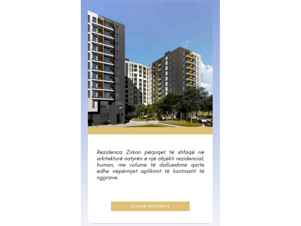 Shitet Zyre ne  Zirkon Residence prane QSUT!