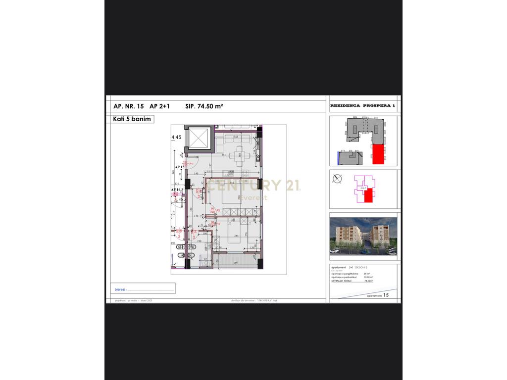 Kompleksi “Kodra e Liqenit”, Paskuqan-Shesim apartament 2+1