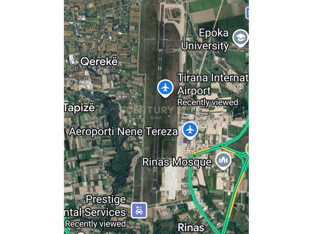 SHITET TOKE NGJITUR ME AEROPORTIN E RINASIT