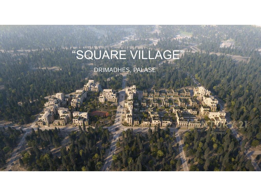 Apartament 2+1 dhe post parkimi në shitje në Dhërmi, Vlorë ne kompleksin Square Village!!