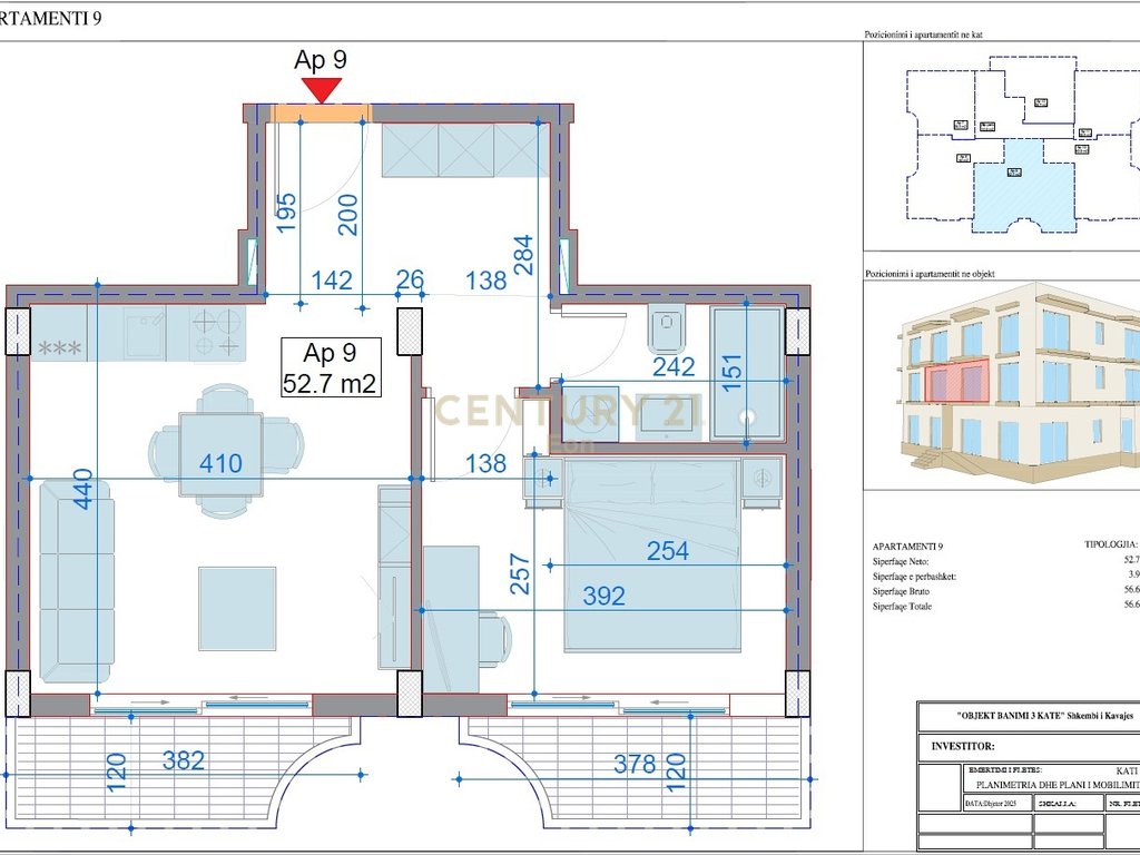 Shitet apartament 1+1 tek Shkembi i Kavajes, Durres! (Mundesi pagese me keste)