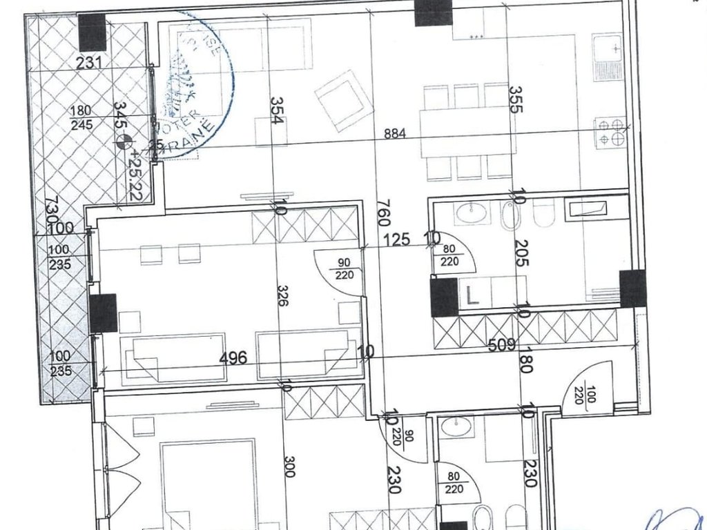 Shitet Apartament 2+1 te Kompleksi Aura ne Rr. Dritan Hoxha