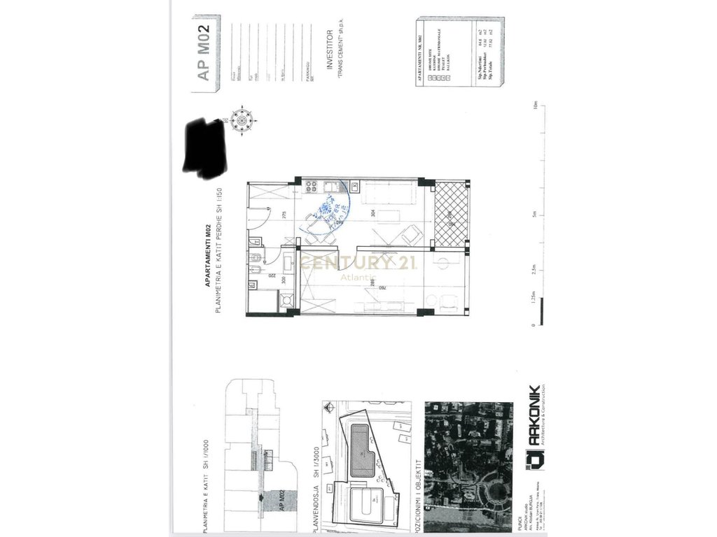 Apartament 1+1+ballkon Në Shitje në Golem, Durrës -