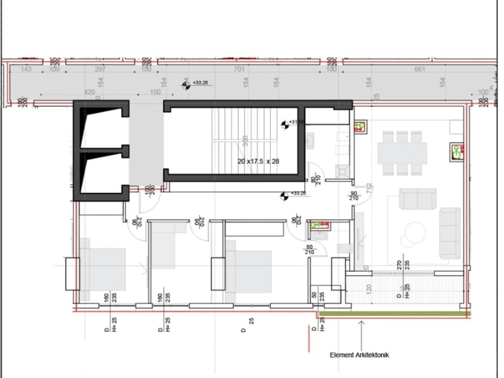 PER SHITJE APARTAMENT 3+1+2  TEK ARLIS SQUARE 21 !