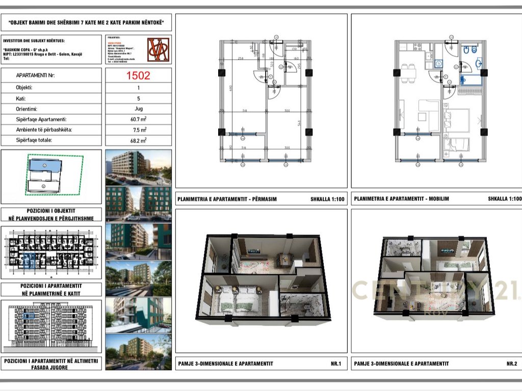 SHITET APARTAMENT 1+1 NË GOLEM – MUNDËSI IDEALE PËR INVESTIM
